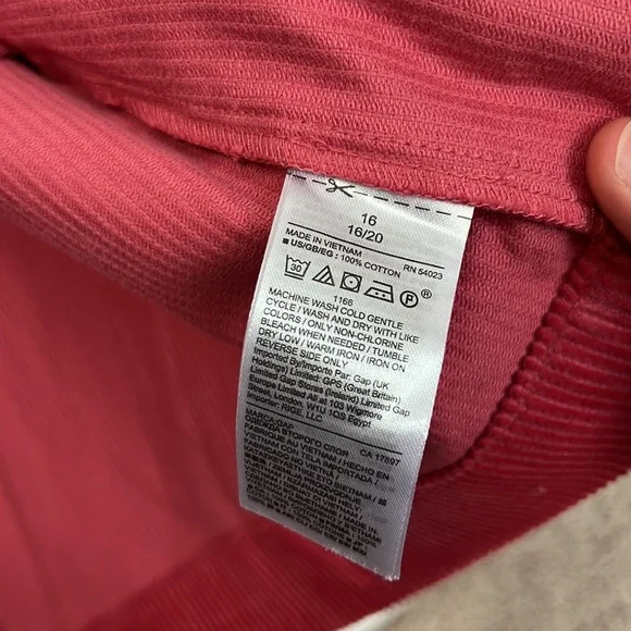 NWT Gap Barbie Pink Zip Up Corduroy Mini Skirt - Picture 7 of 9